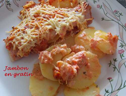 Jambon en gratin