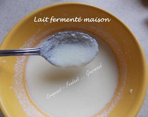 Lait fermenté ou lait ribot maison