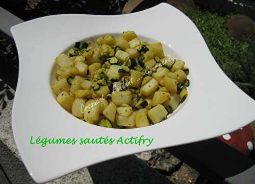 Légumes sautés Actifry.