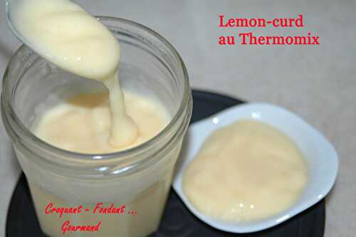 Lemon curd au Thermomix