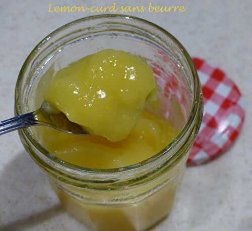 Lemon-curd sans beurre
