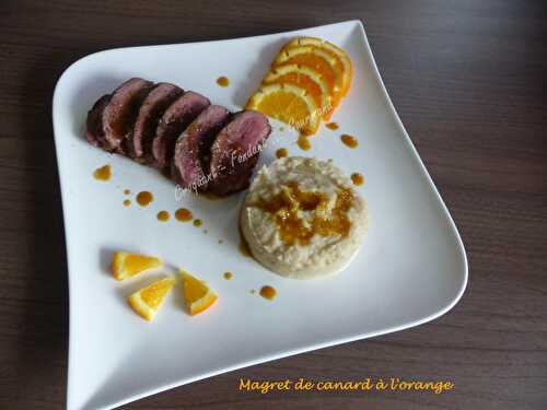 Magret de canard à l'orange