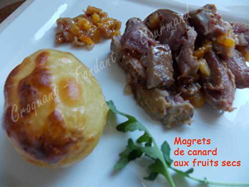 Magrets de canard aux fruits secs