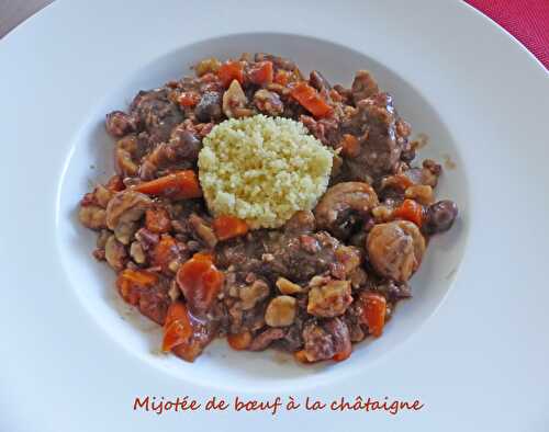 Mijotée de bœuf à la châtaigne