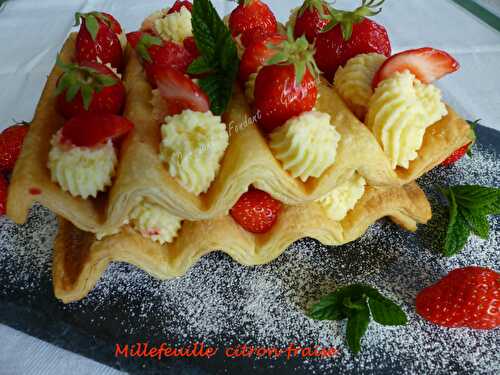 Millefeuille citron-fraise - Appropriez-vous la recette # 2