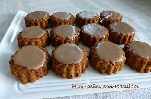 Mini-cakes aux spéculoos