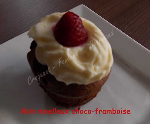 Mini moelleux choco-framboise
