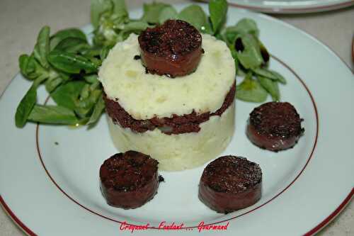 Mini-parmentiers au boudin