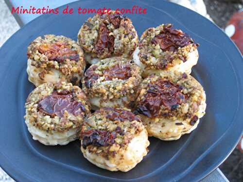 Mini-tatins aux tomates confites