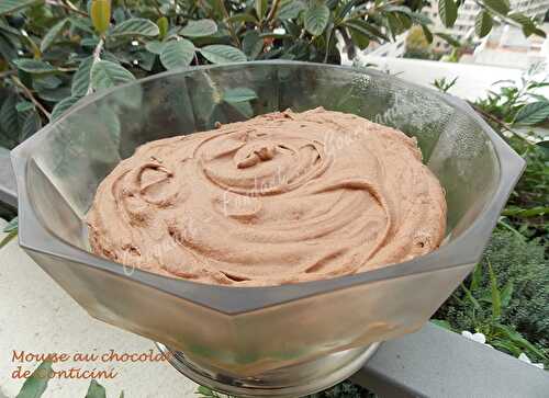 Mousse au chocolat Conticini