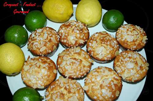 Muffins au citron - Croquant Fondant Gourmand
