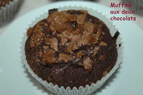 Muffins aux deux chocolats