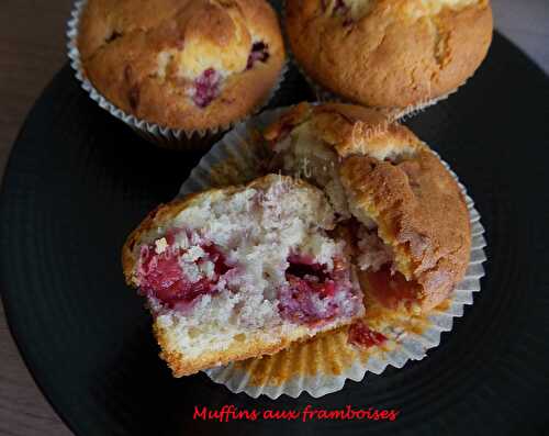 Muffins aux framboises - Escapade en cuisine