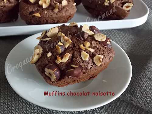 Muffins chocolat-noisettes