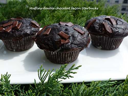 Muffins double chocolat façon Starbucks