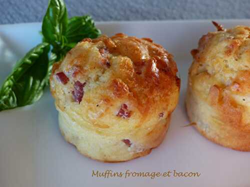 Muffins fromage et bacon