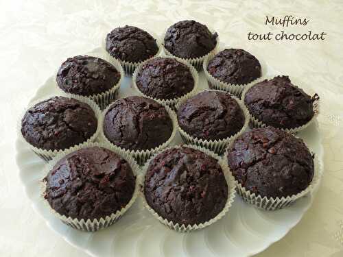 Muffins tout chocolat