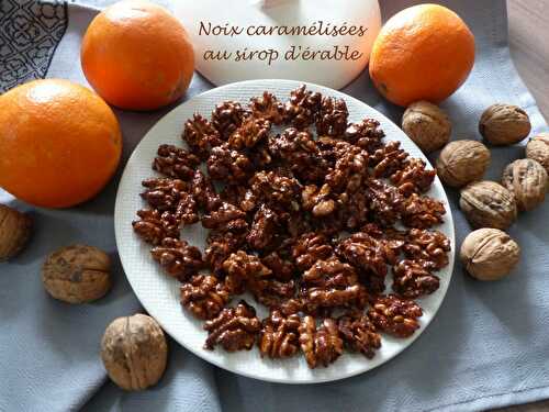 Noix caramélisées au sirop d'érable