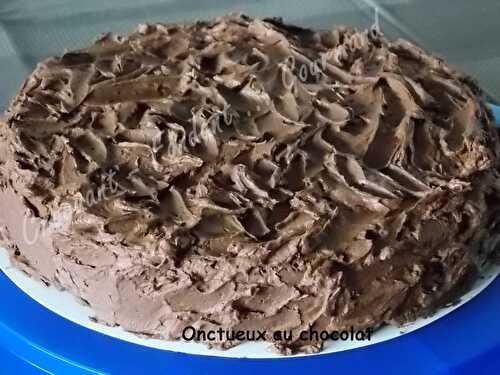 Onctueux au chocolat.