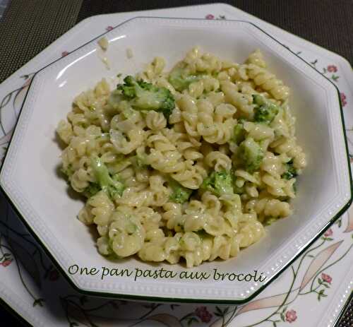 One pan pasta aux brocoli