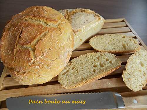 Pain boule au maïs