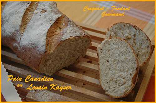 Pain canadien au levain