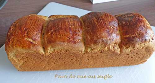 Pain de mie au seigle