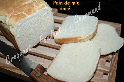 Pain de mie doré