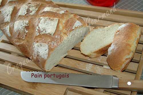 Pain portugais au levain - Croquant Fondant Gourmand