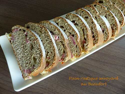 Pain rustique savoyard au Beaufort