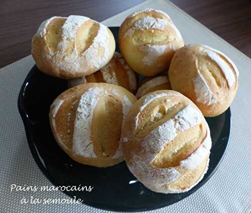 Pains marocains à la semoule