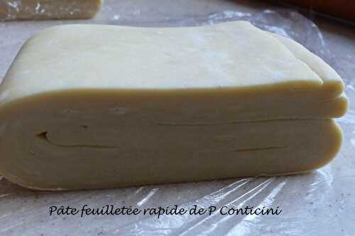 Pâte feuilletée rapide de P Conticini