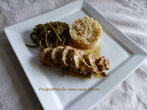 Paupiettes de veau aux olives
