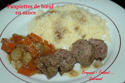 Paupiettes en sauce