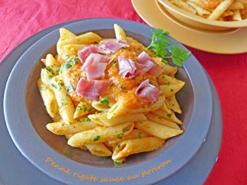 Penne rigate sauce au potiron