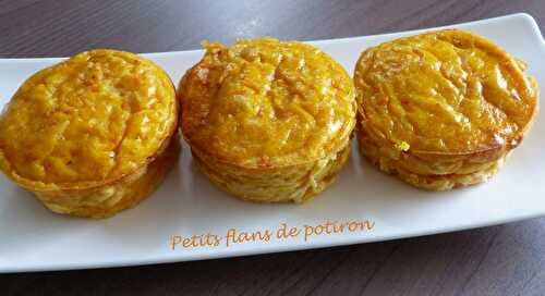 Petits flans de potiron