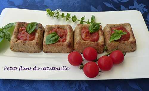 Petits flans de ratatouille