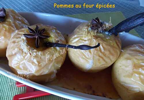 Pommes au four épicées