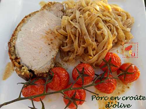 Porc en croûte d'olive