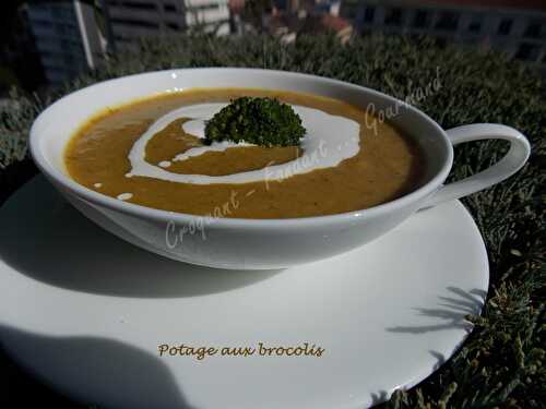 Potage aux brocolis