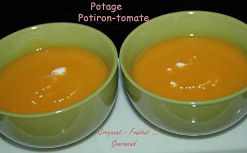 Potage potiron-tomate