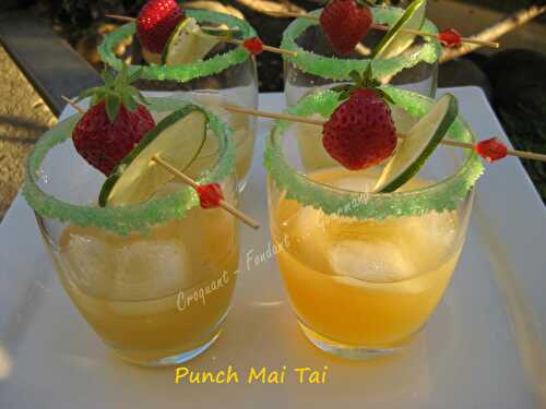 Punch Mai Tai à ma façon.