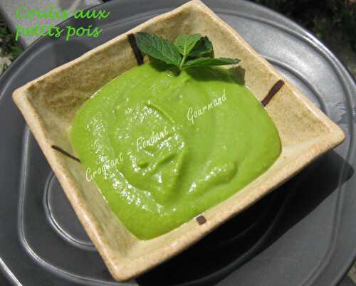 Purée aux petits pois.