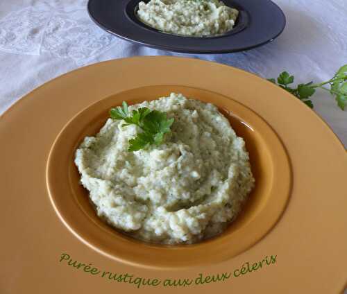 Purée rustique aux deux céleris