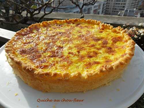 Quiche au chou-fleur