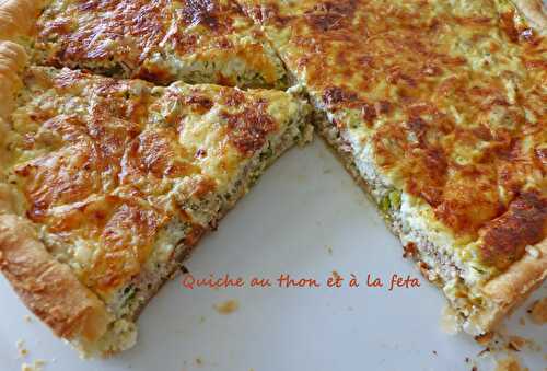 Quiche au thon et à la feta