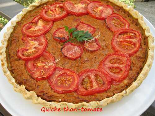 Quiche thon-tomate