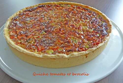 Quiche tomates et brocolis