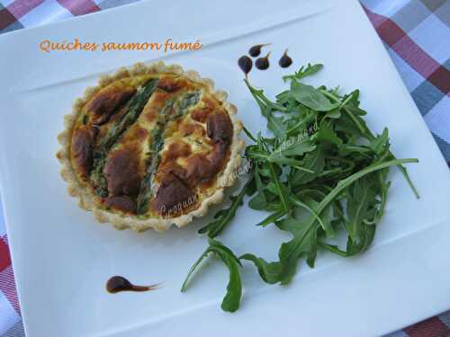 Quiches saumon fumé