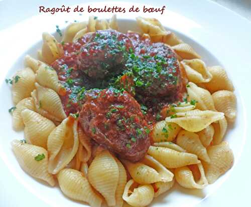 Ragoût de boulettes de bœuf